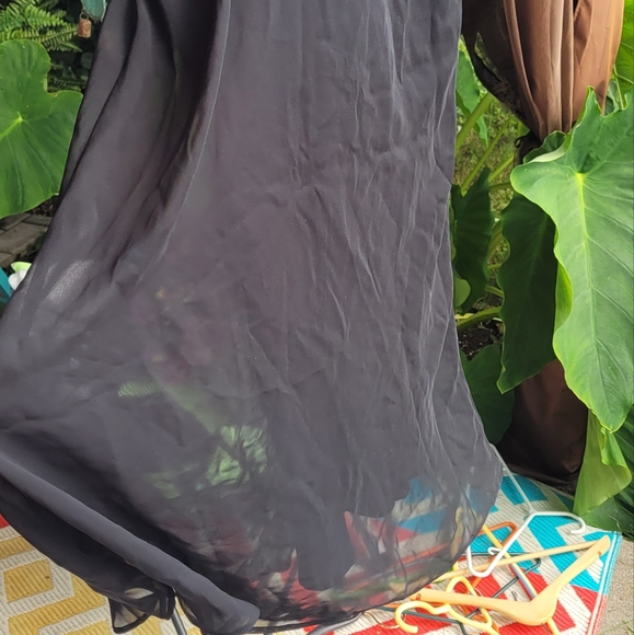 Sheer Long Goth Skirt - Picture 7 of 10